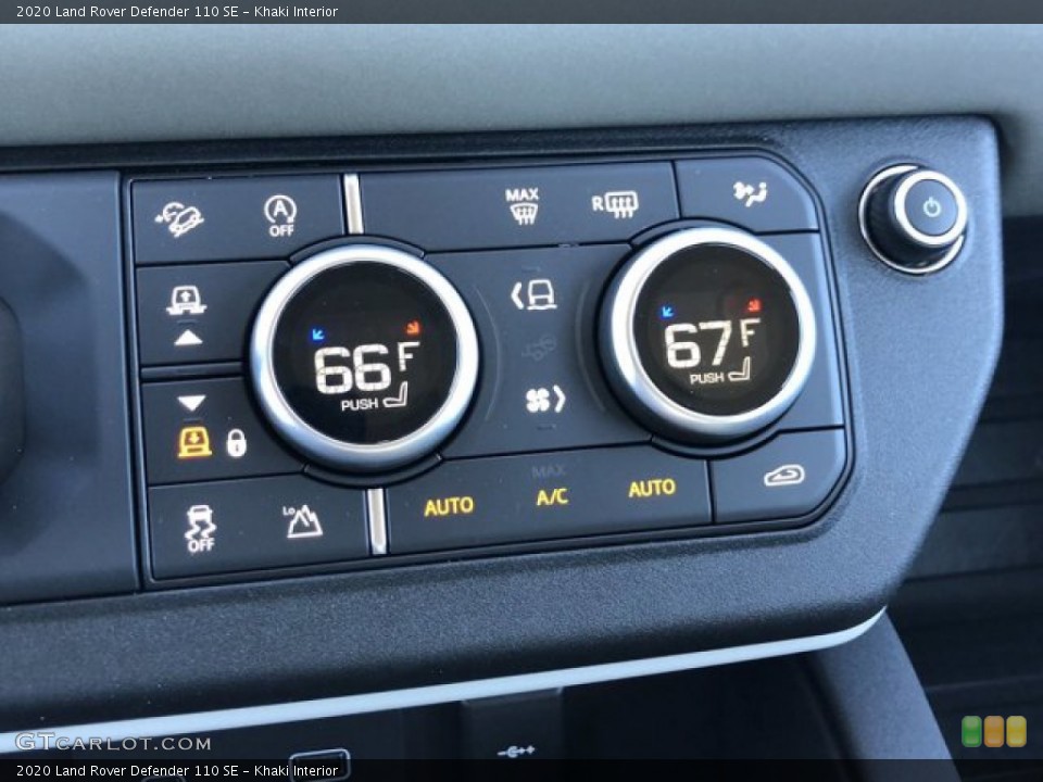 Khaki Interior Controls for the 2020 Land Rover Defender 110 SE #140275550