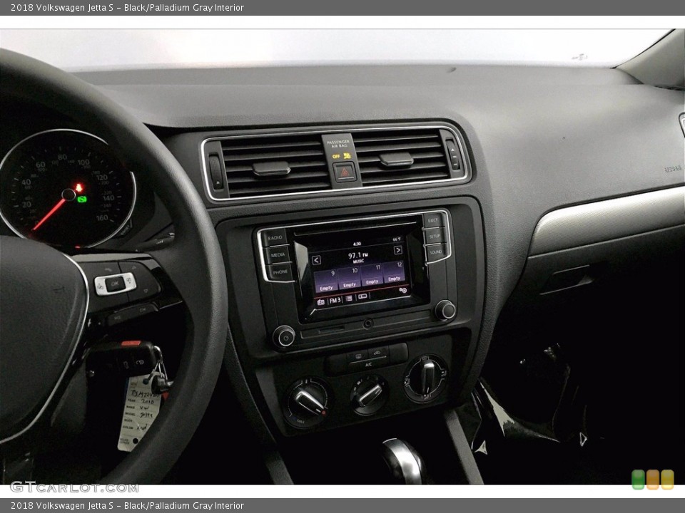 Black/Palladium Gray Interior Controls for the 2018 Volkswagen Jetta S #140276129