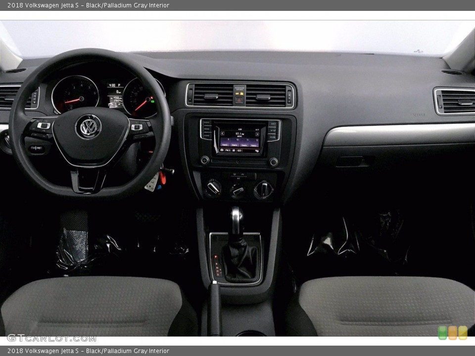Black/Palladium Gray Interior Dashboard for the 2018 Volkswagen Jetta S #140276381
