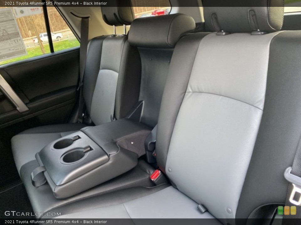 Black Interior Rear Seat for the 2021 Toyota 4Runner SR5 Premium 4x4 #140276606