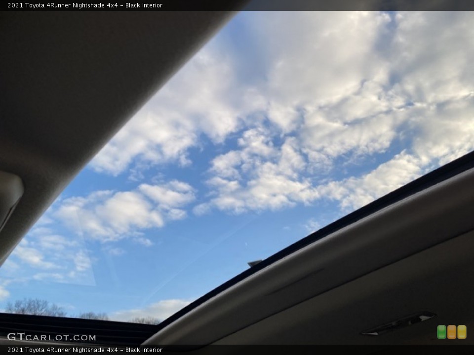 Black Interior Sunroof for the 2021 Toyota 4Runner Nightshade 4x4 #140277014
