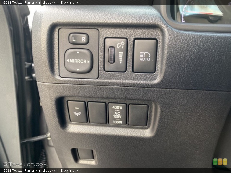 Black Interior Controls for the 2021 Toyota 4Runner Nightshade 4x4 #140277170