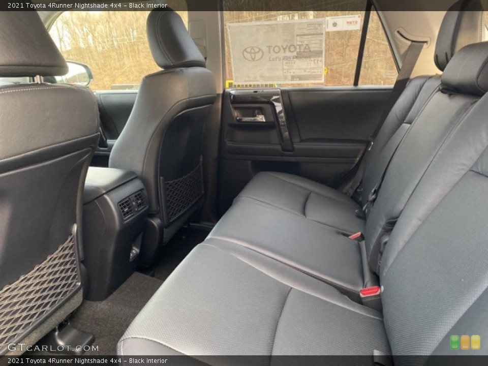 Black Interior Rear Seat for the 2021 Toyota 4Runner Nightshade 4x4 #140277407