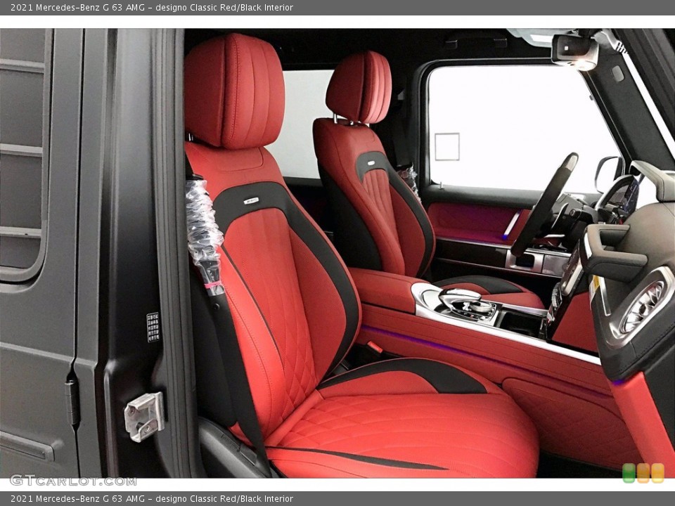 designo Classic Red/Black Interior Photo for the 2021 Mercedes-Benz G 63 AMG #140283054