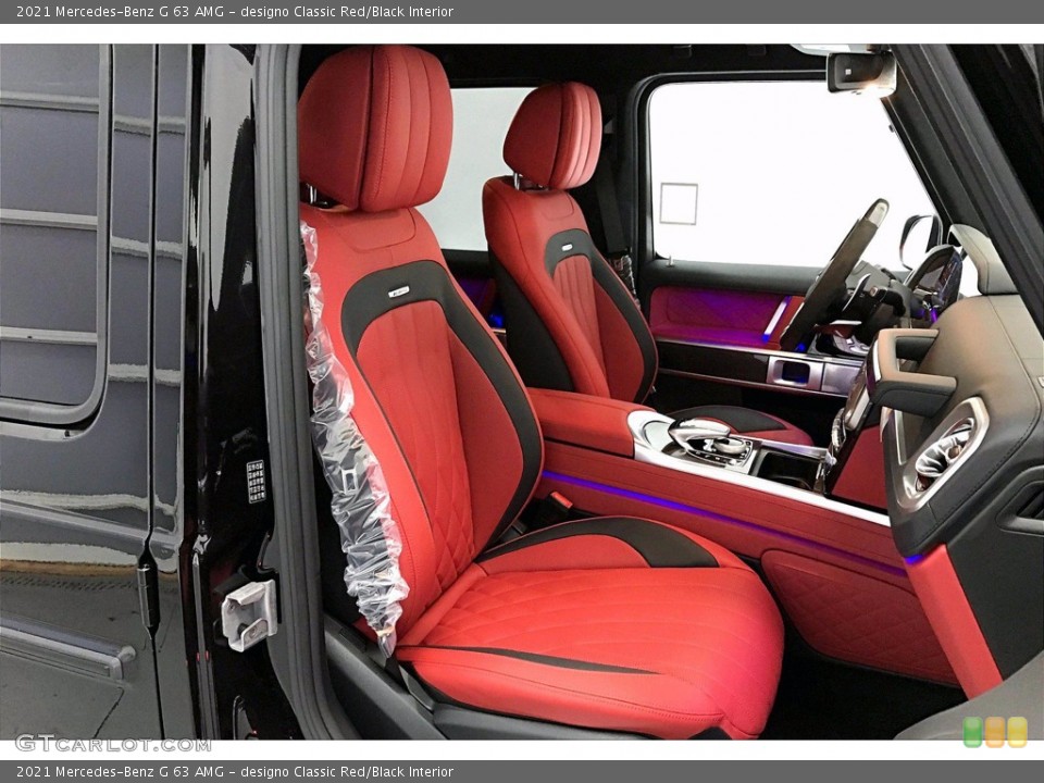 designo Classic Red/Black Interior Photo for the 2021 Mercedes-Benz G 63 AMG #140283339