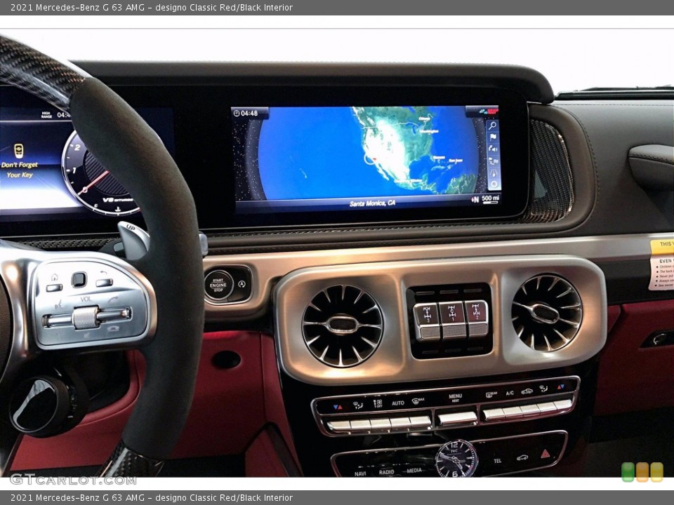 designo Classic Red/Black Interior Controls for the 2021 Mercedes-Benz G 63 AMG #140283360