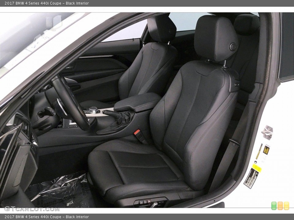 Black Interior Front Seat for the 2017 BMW 4 Series 440i Coupe #140284308