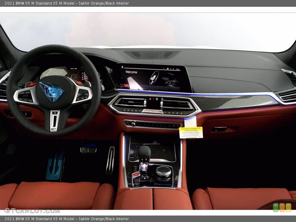 Sakhir Orange/Black Interior Dashboard for the 2021 BMW X5 M  #140285244