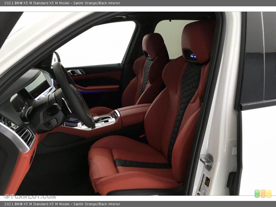 Sakhir Orange/Black Interior Photo for the 2021 BMW X5 M  #140285319