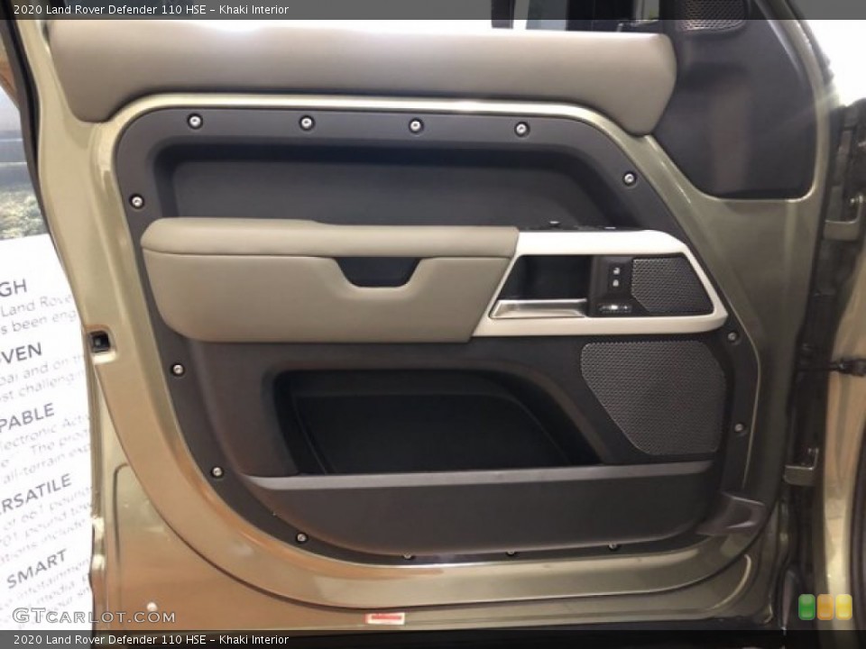 Khaki Interior Door Panel for the 2020 Land Rover Defender 110 HSE #140285598