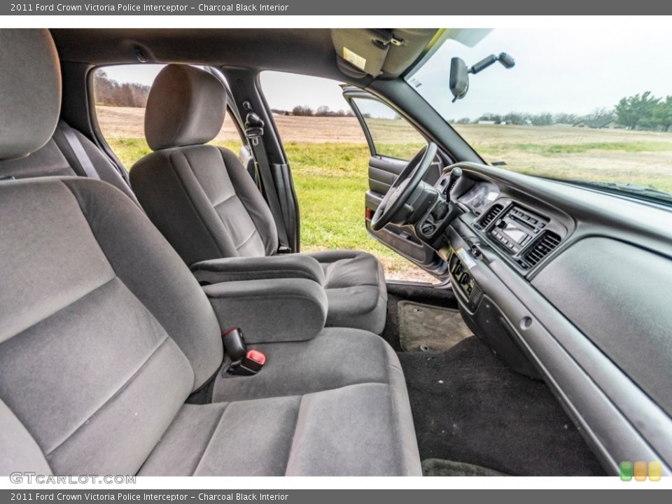 Charcoal Black Interior Front Seat for the 2011 Ford Crown Victoria Police Interceptor #140287642