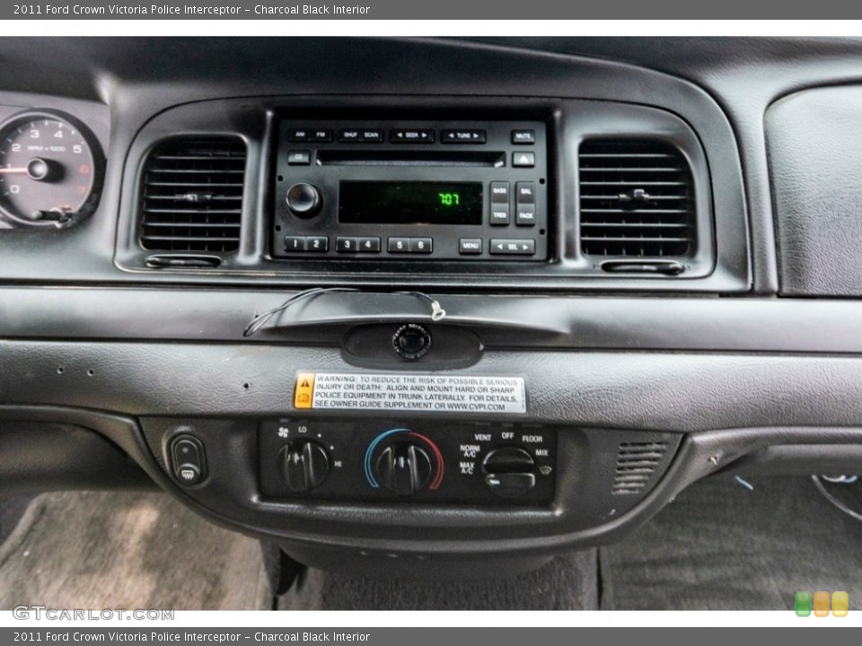 Charcoal Black Interior Controls for the 2011 Ford Crown Victoria Police Interceptor #140287651