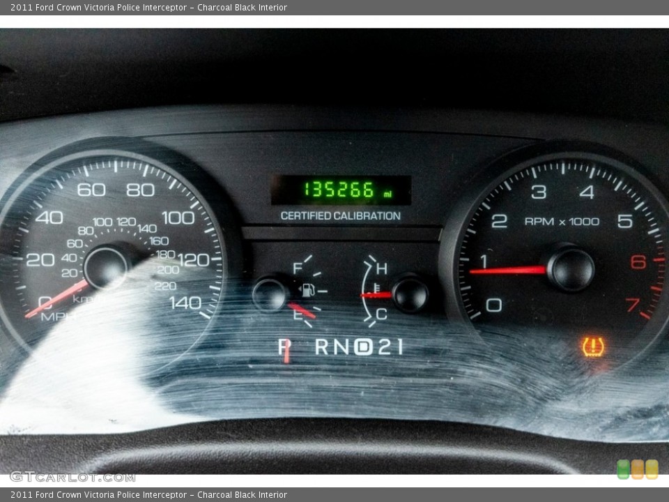 Charcoal Black Interior Gauges for the 2011 Ford Crown Victoria Police Interceptor #140287663