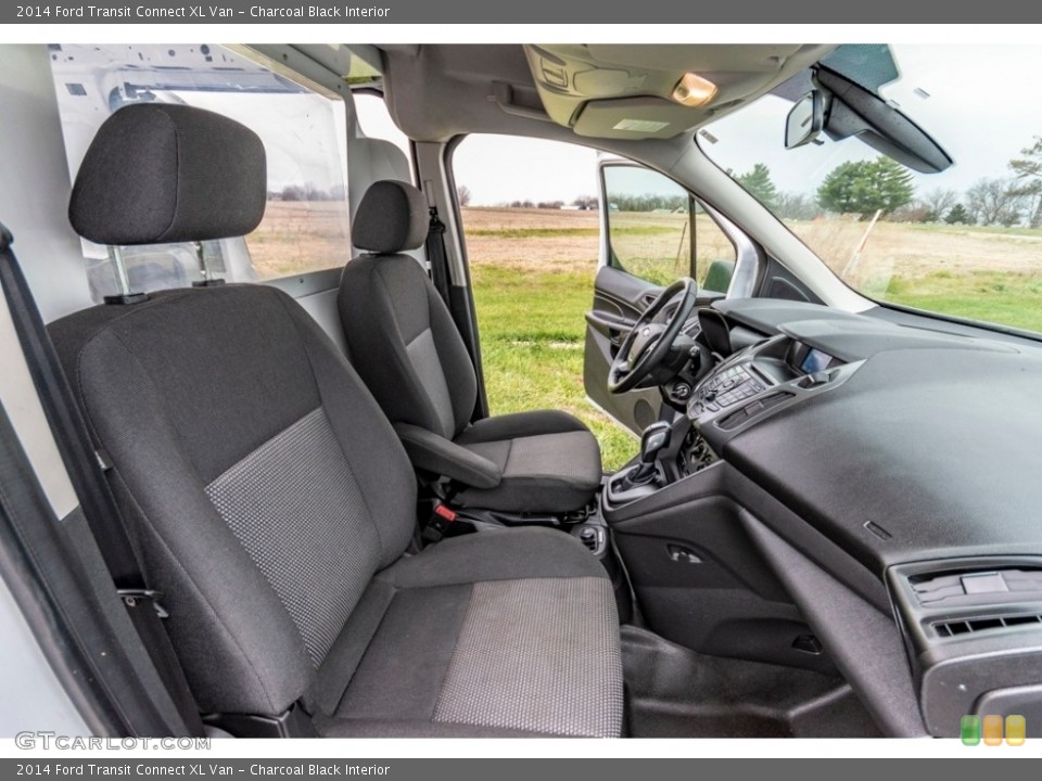 Charcoal Black Interior Front Seat for the 2014 Ford Transit Connect XL Van #140287759