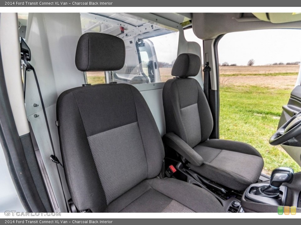 Charcoal Black Interior Front Seat for the 2014 Ford Transit Connect XL Van #140287762