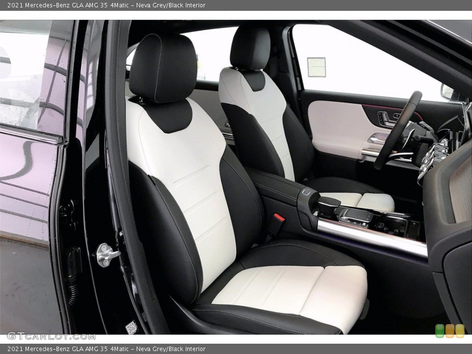 Neva Grey/Black Interior Photo for the 2021 Mercedes-Benz GLA AMG 35 4Matic #140288680