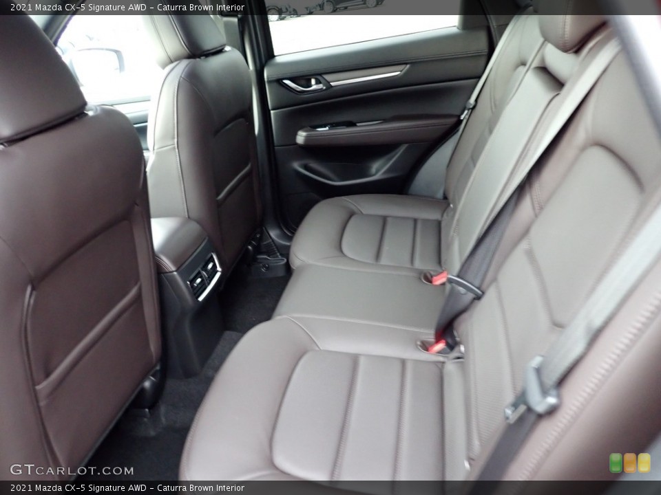 Caturra Brown Interior Rear Seat for the 2021 Mazda CX-5 Signature AWD #140289160