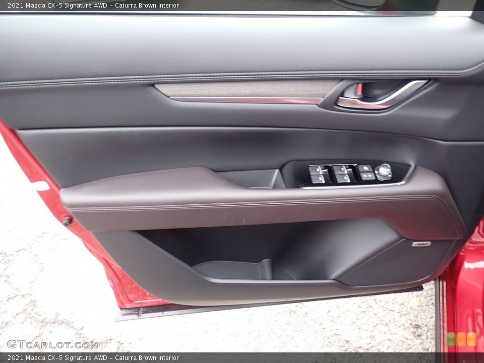 Caturra Brown Interior Door Panel for the 2021 Mazda CX-5 Signature AWD #140289224