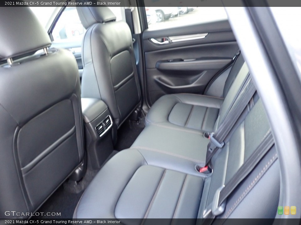 Black Interior Rear Seat for the 2021 Mazda CX-5 Grand Touring Reserve AWD #140289907