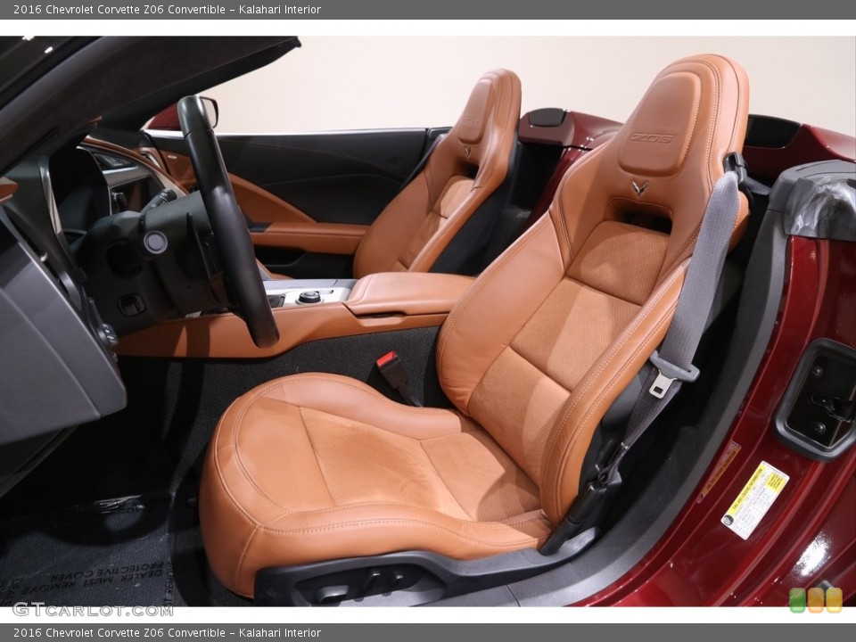 Kalahari Interior Front Seat for the 2016 Chevrolet Corvette Z06 Convertible #140291281