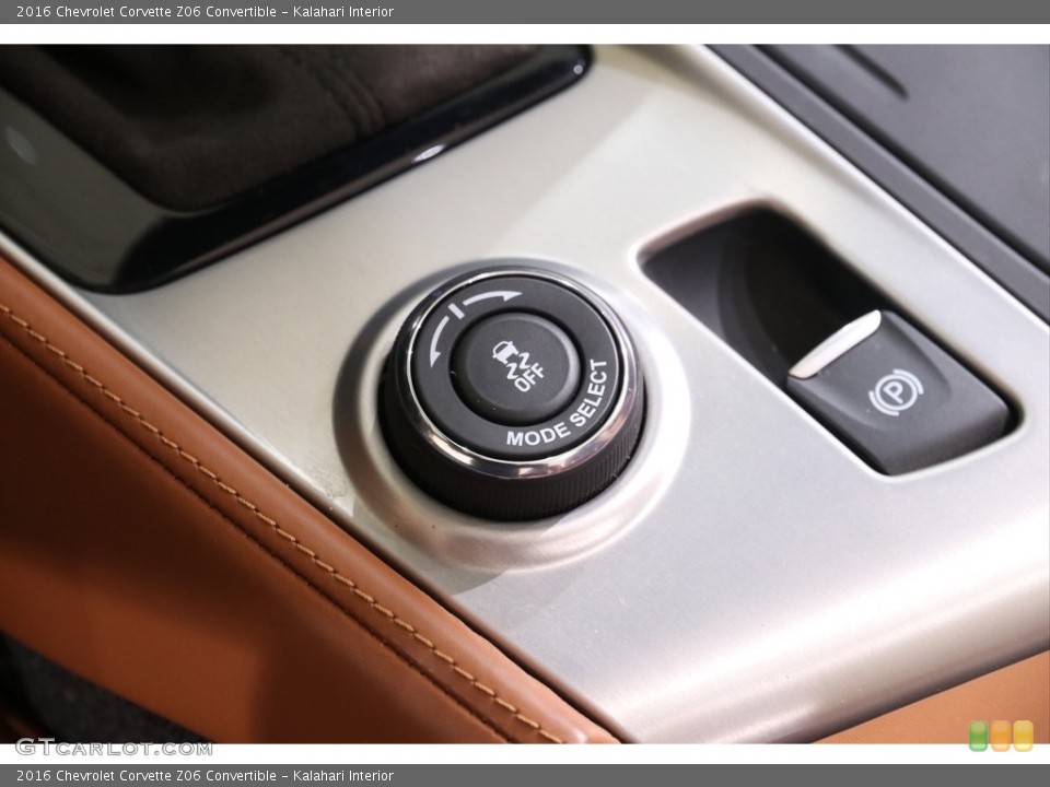 Kalahari Interior Controls for the 2016 Chevrolet Corvette Z06 Convertible #140291707