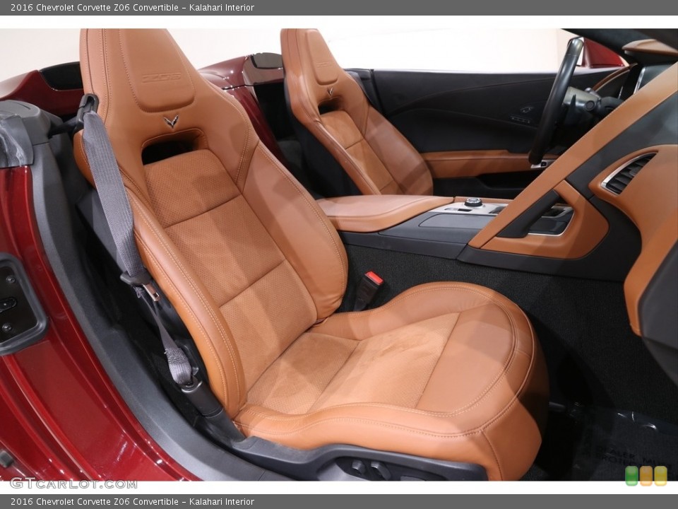 Kalahari Interior Front Seat for the 2016 Chevrolet Corvette Z06 Convertible #140291815