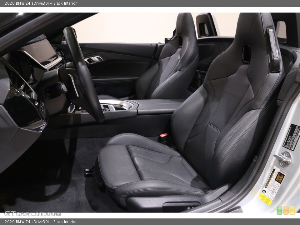 Black Interior Front Seat for the 2020 BMW Z4 sDrive30i #140297473