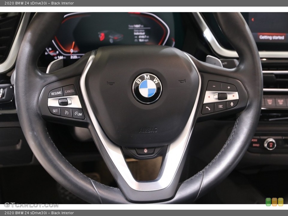 Black Interior Steering Wheel for the 2020 BMW Z4 sDrive30i #140297518