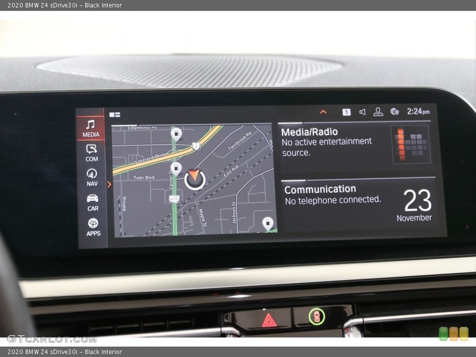 Black Interior Controls for the 2020 BMW Z4 sDrive30i #140297584