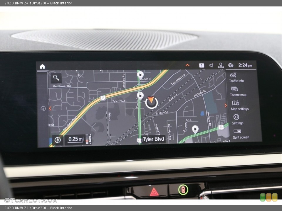 Black Interior Navigation for the 2020 BMW Z4 sDrive30i #140297602