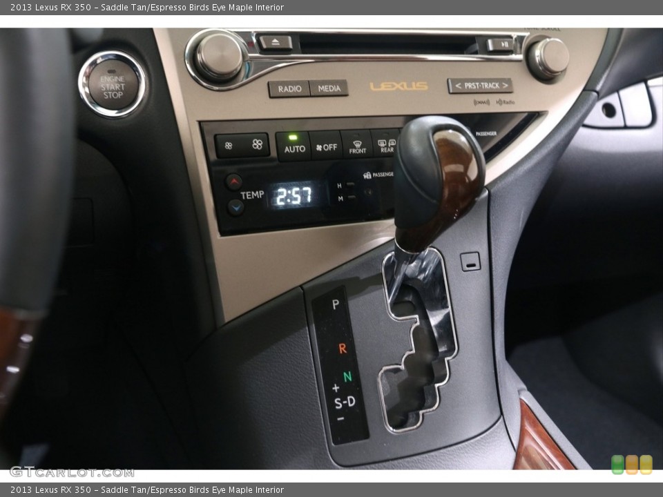 Saddle Tan/Espresso Birds Eye Maple Interior Transmission for the 2013 Lexus RX 350 #140298247