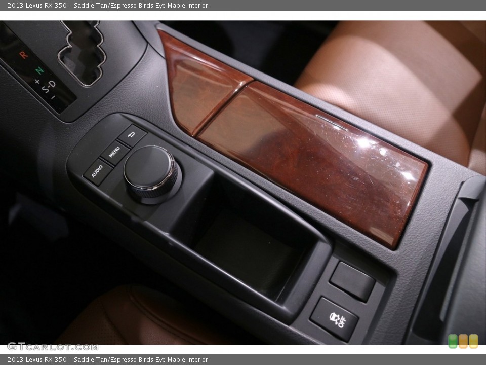 Saddle Tan/Espresso Birds Eye Maple Interior Controls for the 2013 Lexus RX 350 #140298268