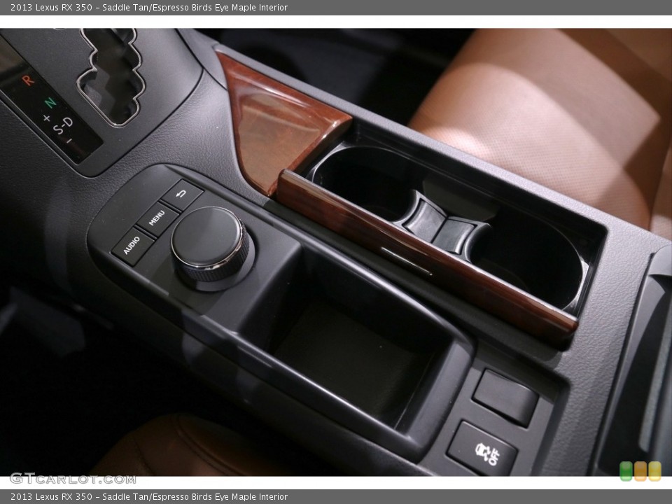 Saddle Tan/Espresso Birds Eye Maple Interior Controls for the 2013 Lexus RX 350 #140298289
