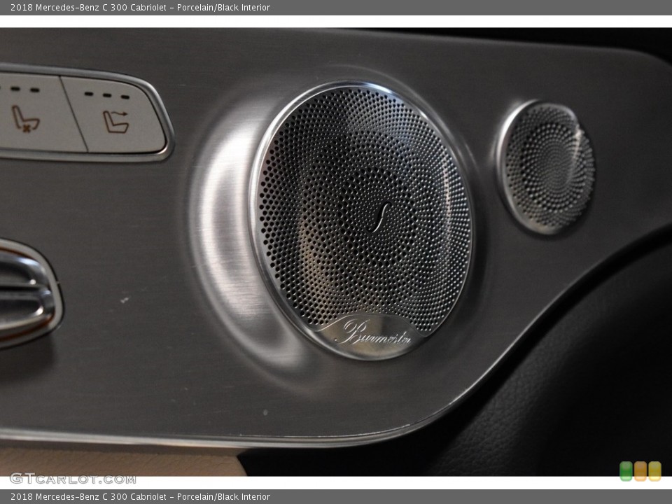 Porcelain/Black Interior Audio System for the 2018 Mercedes-Benz C 300 Cabriolet #140301052