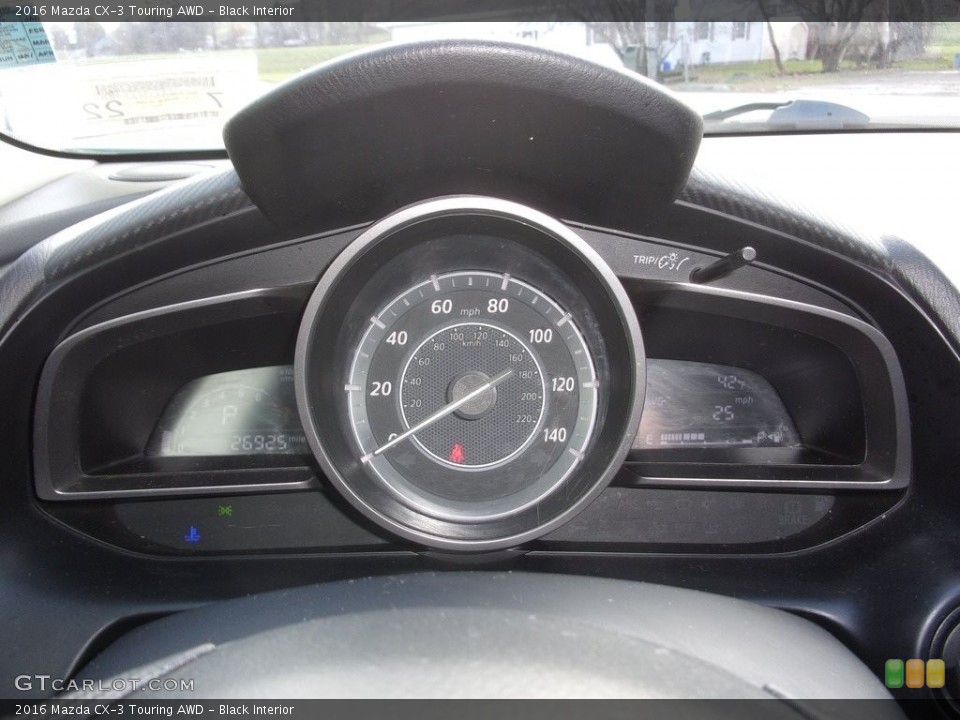 Black Interior Gauges for the 2016 Mazda CX-3 Touring AWD #140302627