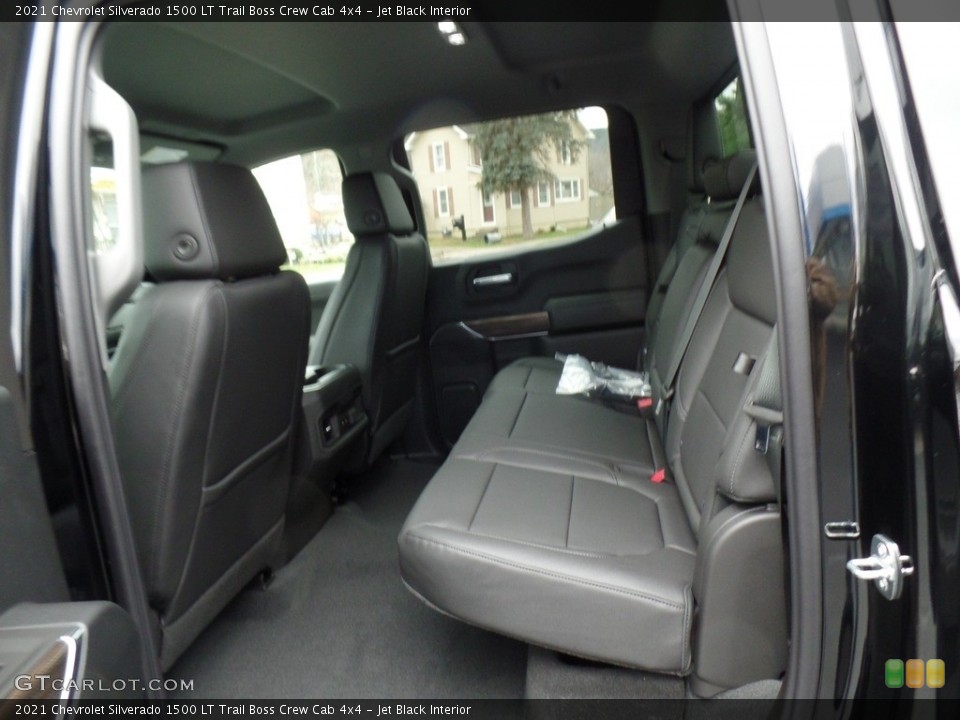 Jet Black Interior Rear Seat for the 2021 Chevrolet Silverado 1500 LT Trail Boss Crew Cab 4x4 #140303650
