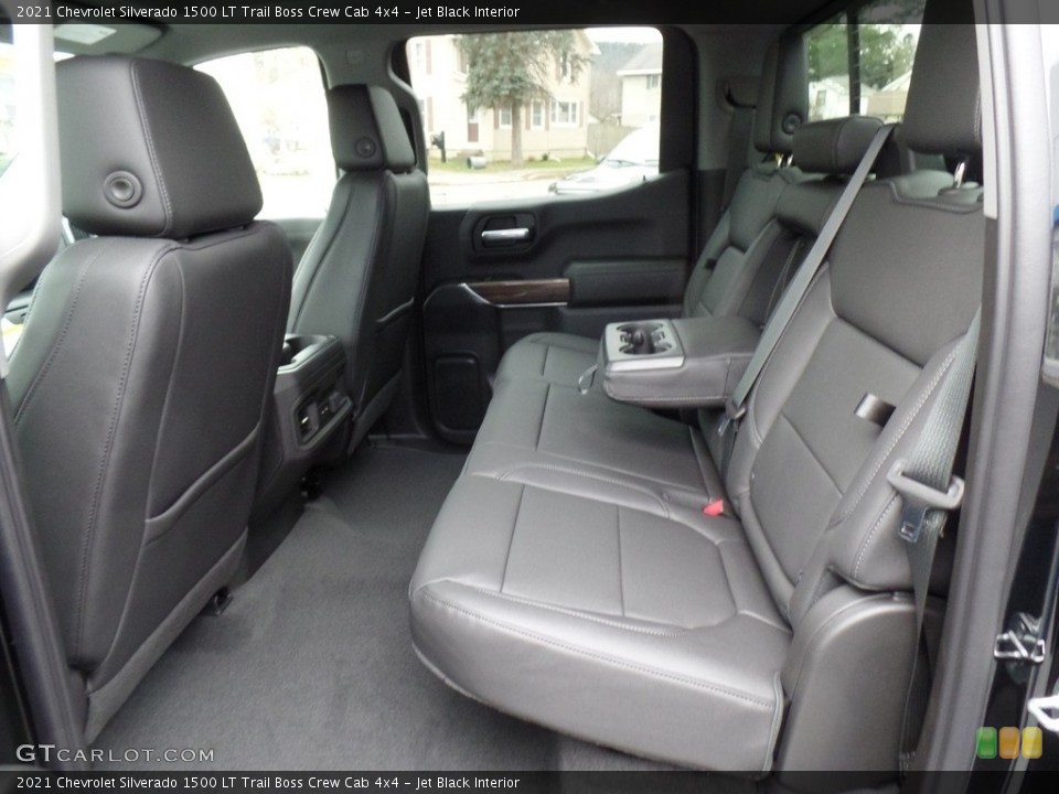 Jet Black Interior Rear Seat for the 2021 Chevrolet Silverado 1500 LT Trail Boss Crew Cab 4x4 #140303689