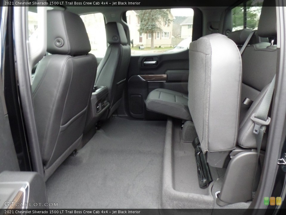 Jet Black Interior Rear Seat for the 2021 Chevrolet Silverado 1500 LT Trail Boss Crew Cab 4x4 #140303707
