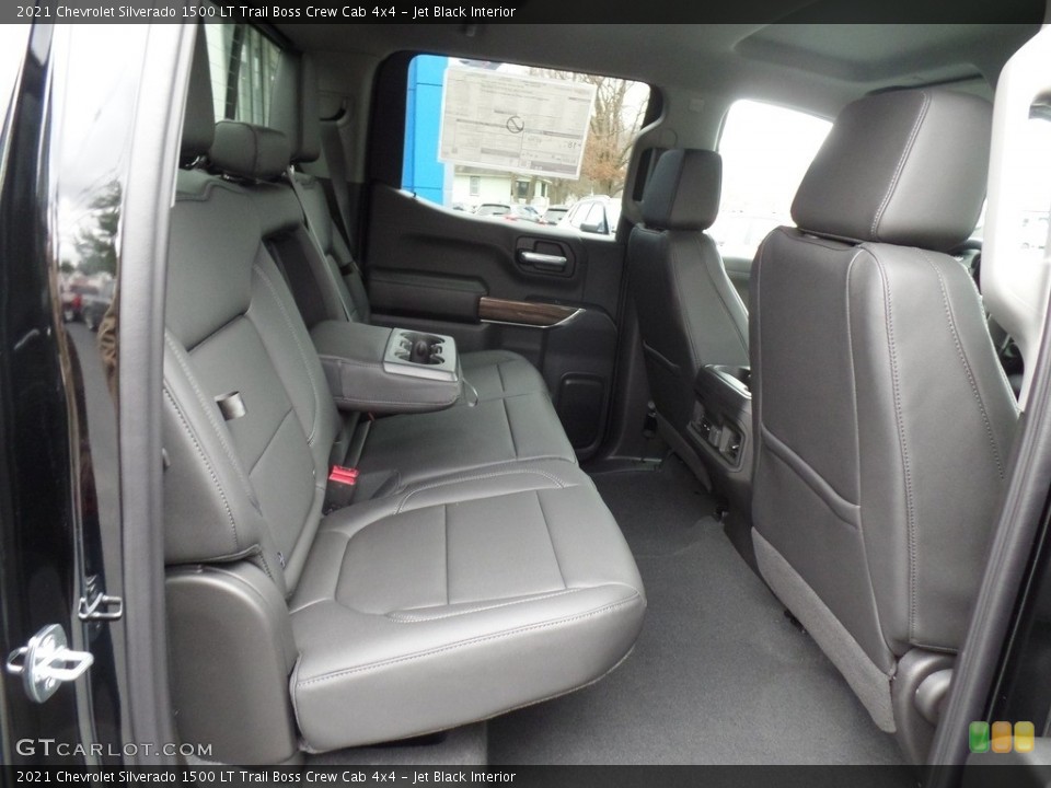 Jet Black Interior Rear Seat for the 2021 Chevrolet Silverado 1500 LT Trail Boss Crew Cab 4x4 #140303764