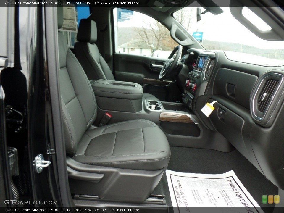 Jet Black Interior Front Seat for the 2021 Chevrolet Silverado 1500 LT Trail Boss Crew Cab 4x4 #140303806