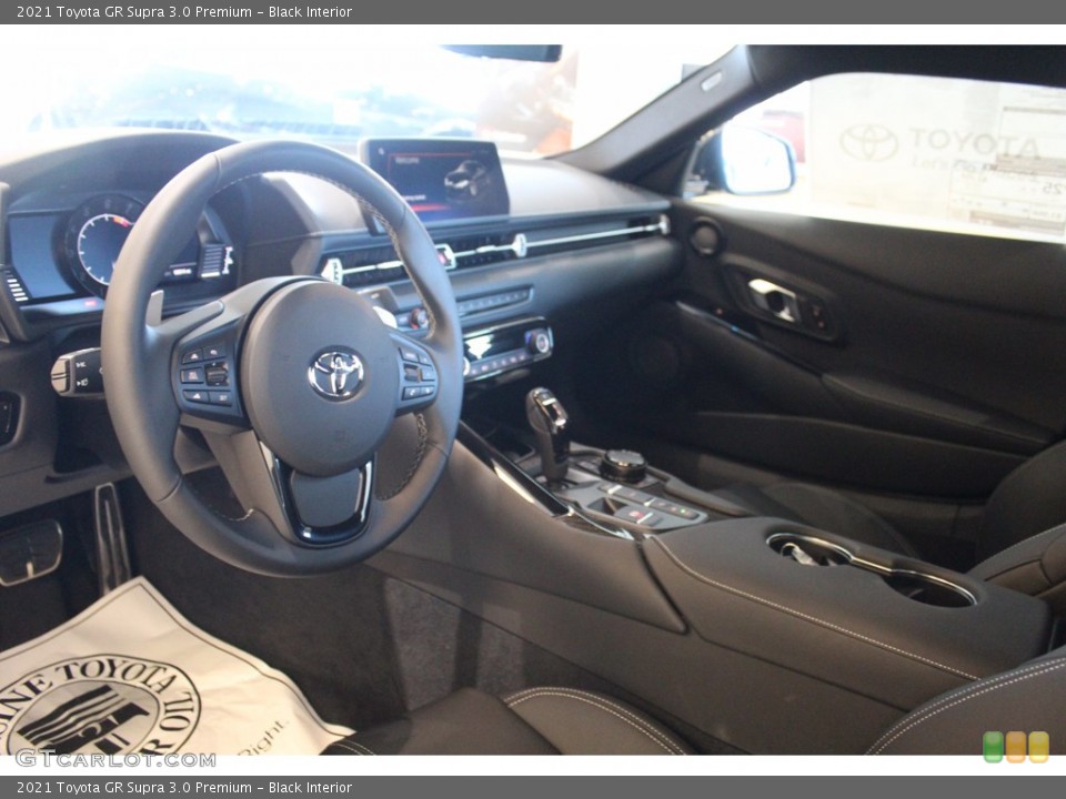 Black Interior Front Seat for the 2021 Toyota GR Supra 3.0 Premium #140304256