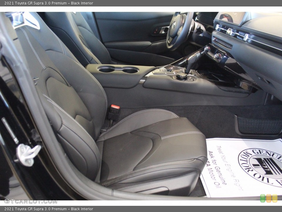 Black Interior Front Seat for the 2021 Toyota GR Supra 3.0 Premium #140304345