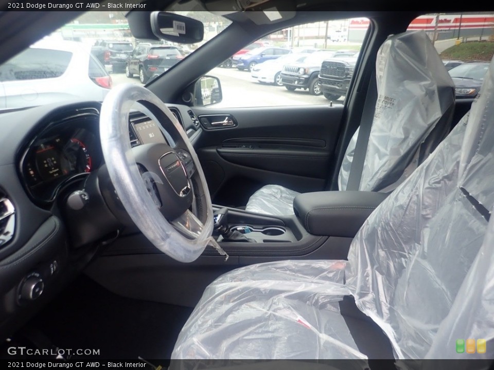 Black Interior Front Seat for the 2021 Dodge Durango GT AWD #140305378