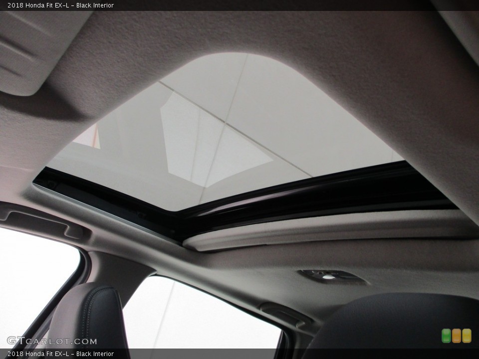 Black Interior Sunroof for the 2018 Honda Fit EX-L #140306361