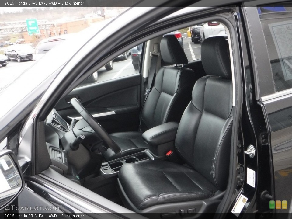 Black Interior Front Seat for the 2016 Honda CR-V EX-L AWD #140307139
