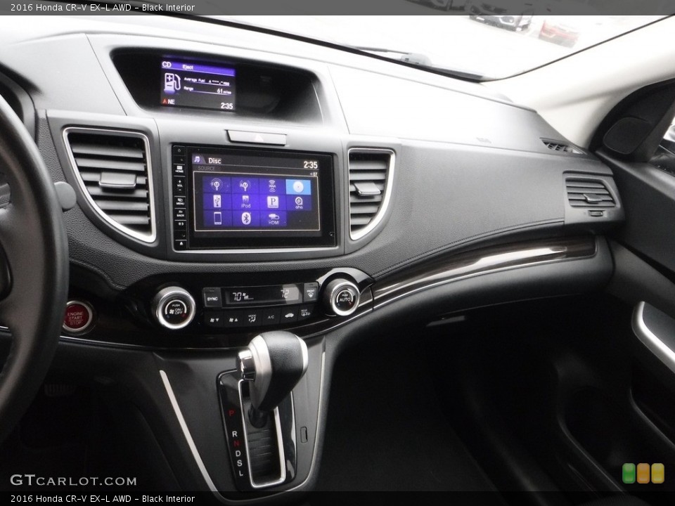 Black Interior Dashboard for the 2016 Honda CR-V EX-L AWD #140307218