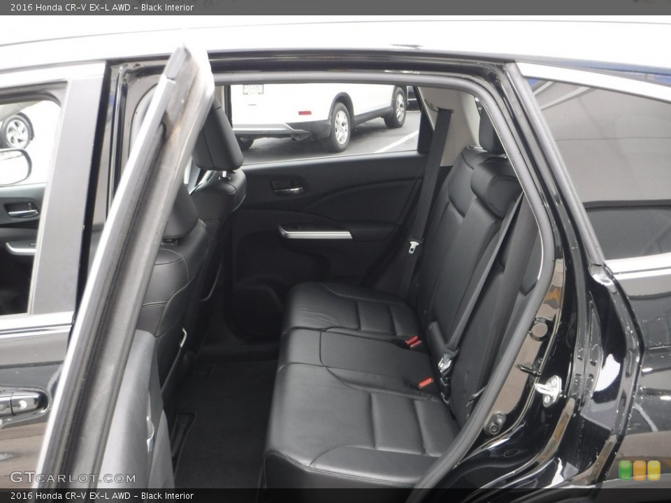 Black Interior Rear Seat for the 2016 Honda CR-V EX-L AWD #140307420