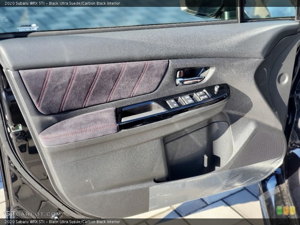 Black Ultra Suede/Carbon Black Interior Door Panel for the 2020 Subaru WRX STI #140308605