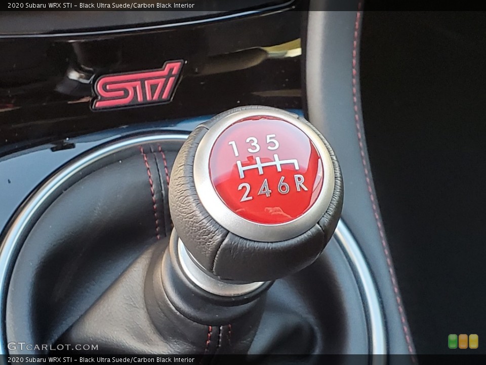Black Ultra Suede/Carbon Black Interior Transmission for the 2020 Subaru WRX STI #140308692