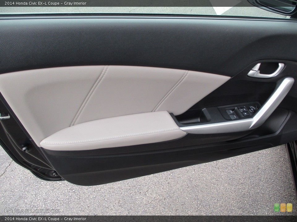 Gray Interior Door Panel for the 2014 Honda Civic EX-L Coupe #140309340